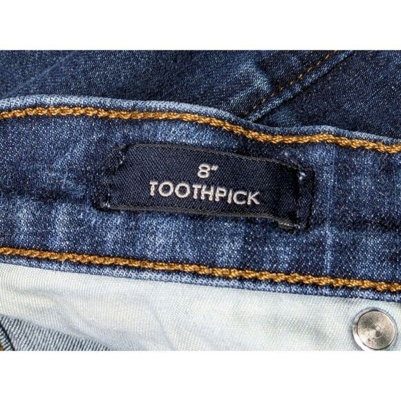 J. Crew Womens Size 24 Petite Pockets Toothpick Skinny Denim Blue Jeans - Picture 6 of 13